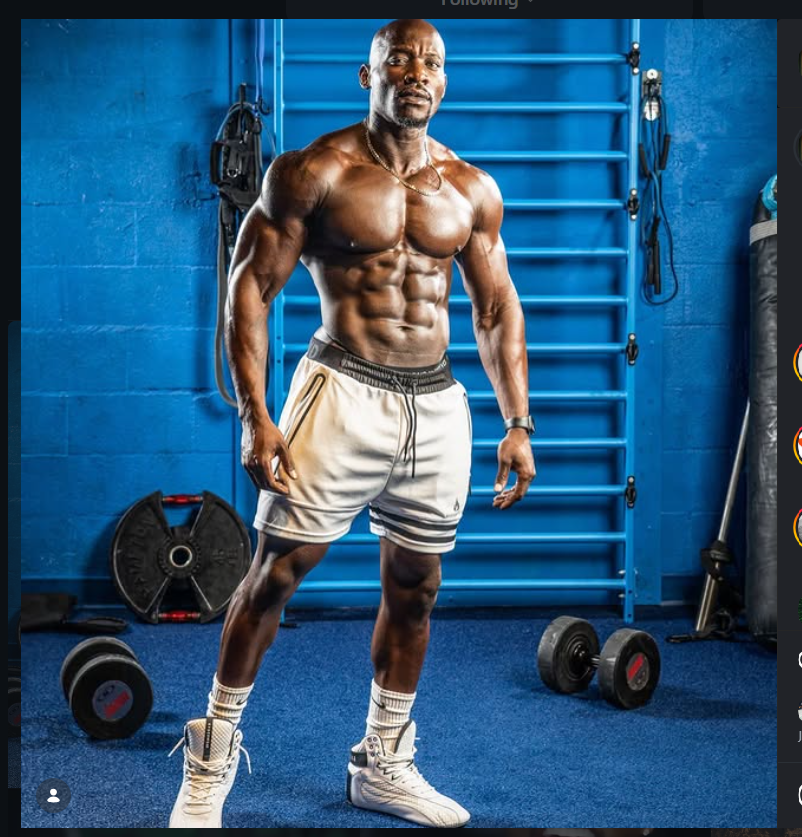Coach Serge in the gym