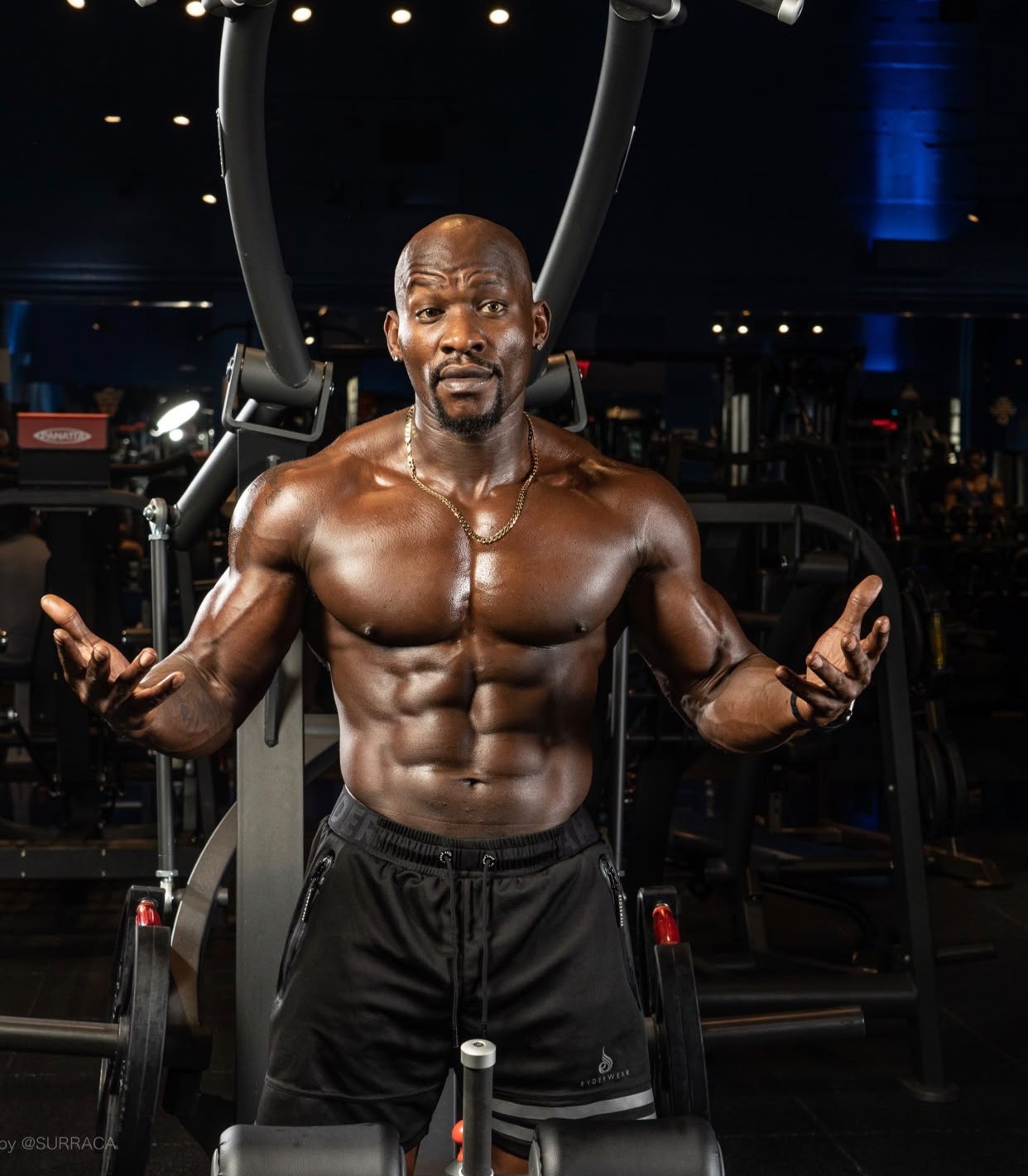 Serge in the gym