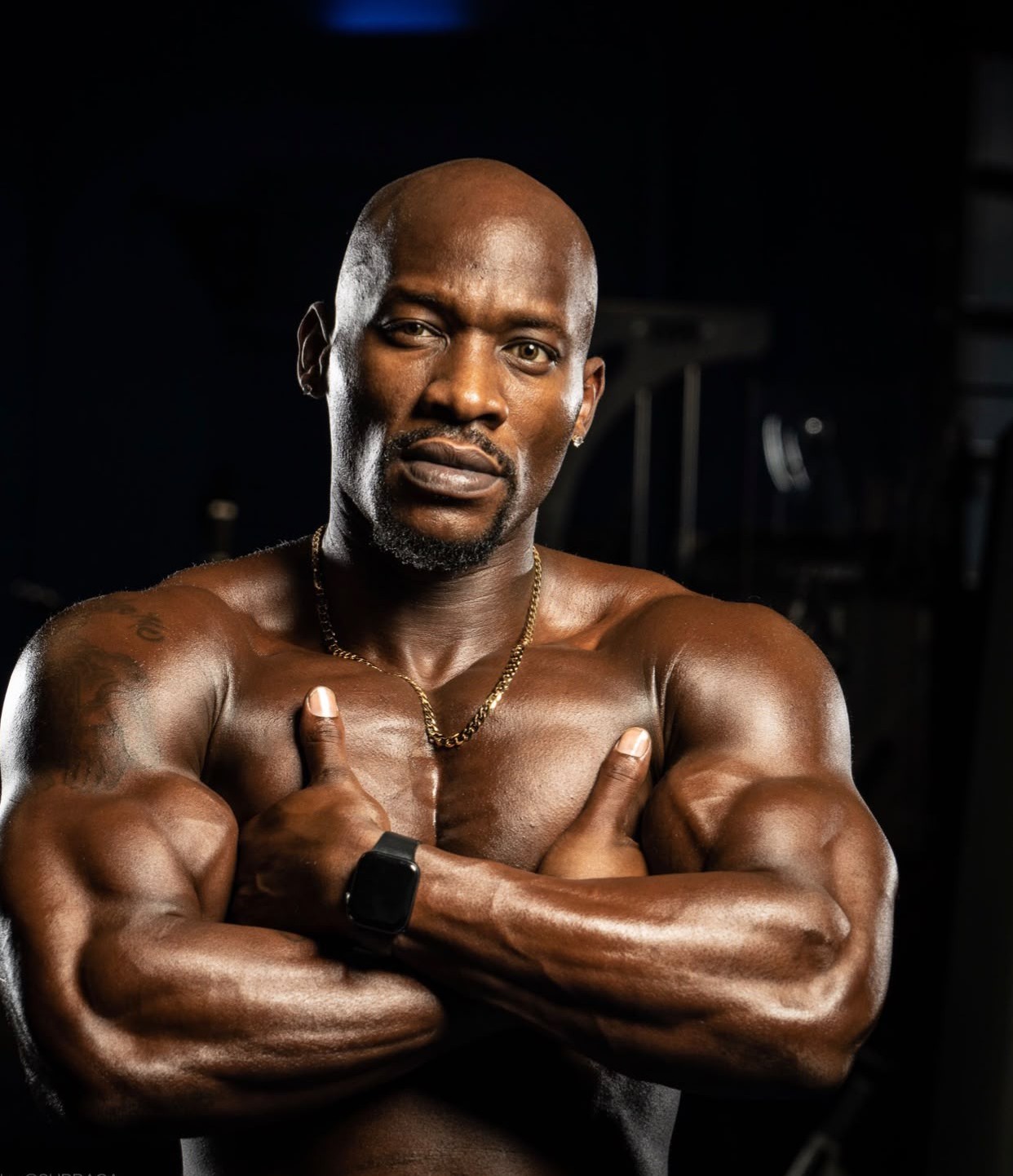 Portrait of Serge, arms crossed